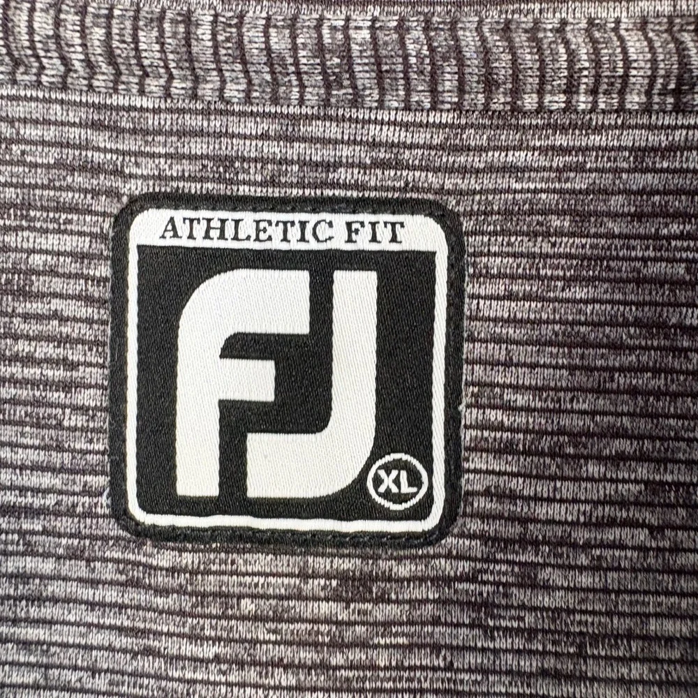 FOOT JOY FJ Men XL Approach Quarter-Zip Performance Pullover DUNDONALD LINKS EUC